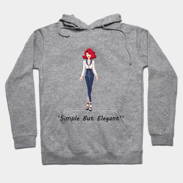 Simple but elegant Hoodie by Gaming girly arts